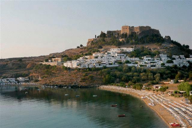 Melenos Apartments & Studios Lindos (Rhodes) Bagian luar foto